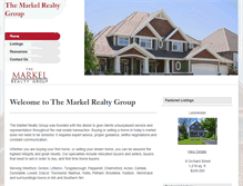 Tablet Screenshot of markelrealty.com